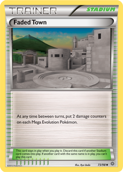 Faded Town 73/98 Pokémon card from Ancient Origins for sale at best price