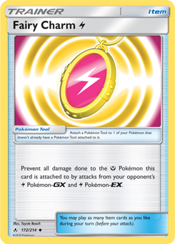 Uncommon Pokémon card Fairy Charm L 172/214 from Unbroken Bonds expansion