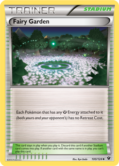 Fairy Garden 100/124 Pokémon card from Fates Collide for sale at best price