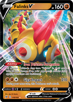 Falinks V 110/192 Pokémon card from Rebel Clash for sale at best price