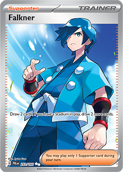 Falkner 251/193 Pokémon card from Paldea Evolved for sale at best price