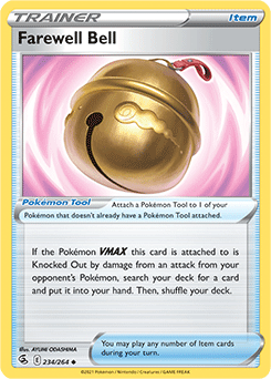 Uncommon Pokémon card Farewell Bell 234/264 from Fusion Strike expansion