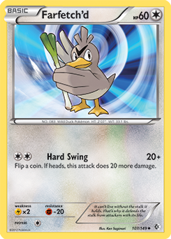 Farfetch'd 107/149 Pokémon card from Boundaries Crossed for sale at best price