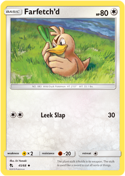 Farfetch'd 45/68 Pokémon card from Hidden Fates for sale at best price