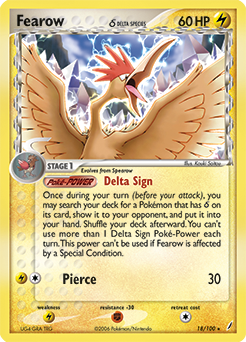 Carte Pokémon Rapasdepic 18/100 de la série Ex Gardiens de Cristal en vente au meilleur prix