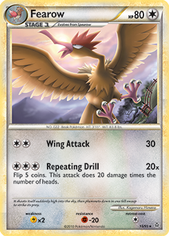 Fearow 15/95 Pokémon card from Unleashed for sale at best price