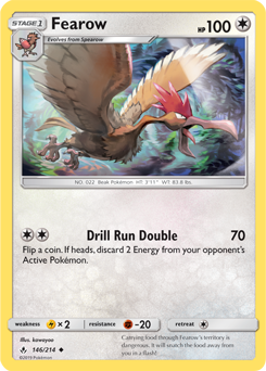 Fearow 146/214 Pokémon card from Unbroken Bonds for sale at best price