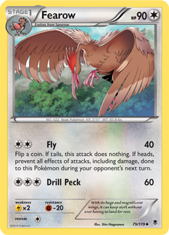 Fearow 79/119 Pokémon card from Phantom Forces for sale at best price