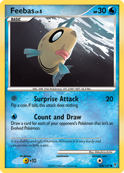 Feebas 104/147 Pokémon card from Supreme Victors for sale at best price