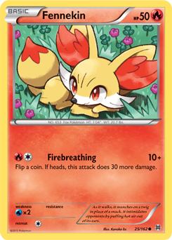 Fennekin 25/162 Pokémon card from Breakthrough for sale at best price
