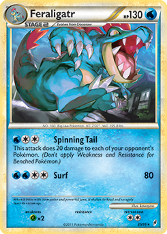 Feraligatr 25/95 Pokémon card from Call of Legends for sale at best price