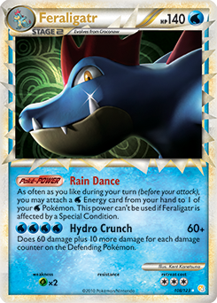 Feraligatr 108/123 Pokémon card from HeartGold SoulSilver for sale at best price