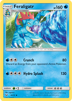 Feraligatr 20/73 Pokémon card from Shining Legends for sale at best price
