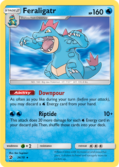 Feraligatr 24/70 Pokémon card from Dragon Majesty for sale at best price