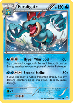 Feraligatr 17/119 Pokémon card from Phantom Forces for sale at best price