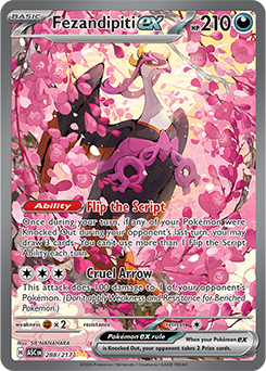 Fezandipiti ex 288/217 Pokémon card from Ascended Heroes for sale at best price