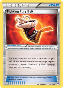 Fighting Fury Belt 99/122 Pokémon card from Breakpoint for sale at best price
