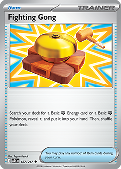 Fighting Gong 187/217 Pokémon card from Ascended Heroes for sale at best price