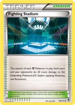Fighting Stadium 90/111 Pokémon card from Furious Fists for sale at best price