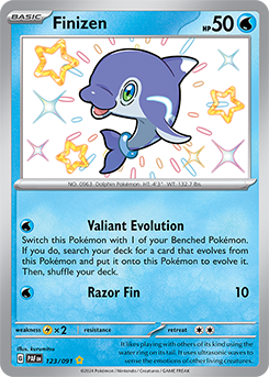 Finizen 123/91 Pokémon card from Paldean fates for sale at best price