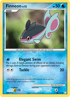 Finneon 83/123 Pokémon card from Mysterious Treasures for sale at best price