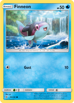 Finneon 39/236 Pokémon card from Unified Minds for sale at best price