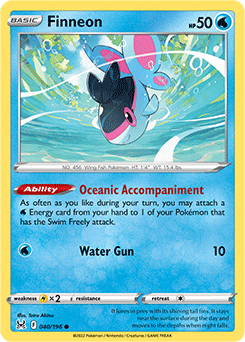 Finneon 040/196 Pokémon card from Lost Origin for sale at best price