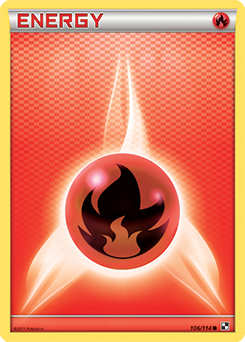 Fire Energy 106/114 Pokémon card from Black & White for sale at best price