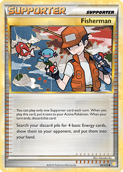 Fisherman 92/123 Pokémon card from HeartGold SoulSilver for sale at best price