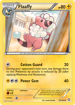 Flaaffy 39/124 Pokémon card from Dragons Exalted for sale at best price