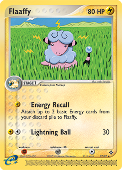 Carte Pokémon Peu commune Lainergie 27/97 de la série Ex Dragon