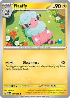 Carte Pokémon Communes Lainergie 28/86 de la série Chaos Ascendant