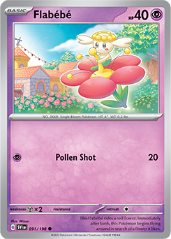 Flabébé 091/198 Pokémon card from Scarlet & Violet for sale at best price