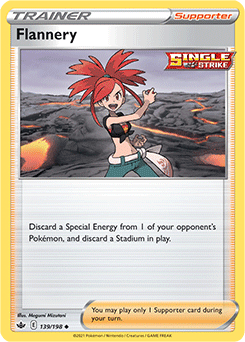 Flannery 139/198 Pokémon card from Chilling Reign for sale at best price