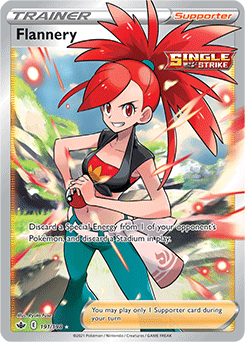 Flannery 191/198 Pokémon card from Chilling Reign for sale at best price