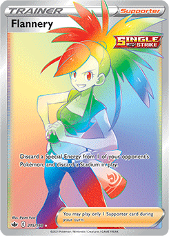 Flannery 215/198 Pokémon card from Chilling Reign for sale at best price
