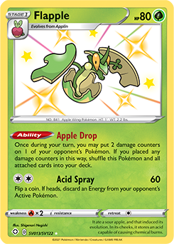 Flapple SV013/SV122 Pokémon card from Shining Fates for sale at best price