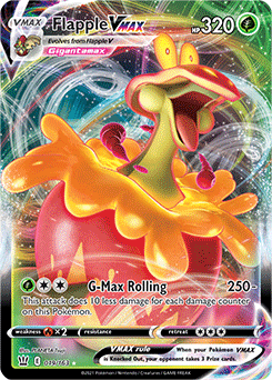 Flapple VMAX 19/163 Pokémon card from Battle Styles for sale at best price