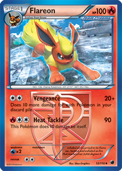 Flareon 12/116 Pokémon card from Plasma Freeze for sale at best price