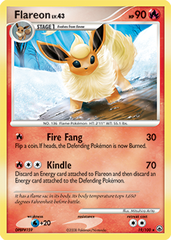 Flareon 19/100 Pokémon card from Majestic Dawn for sale at best price