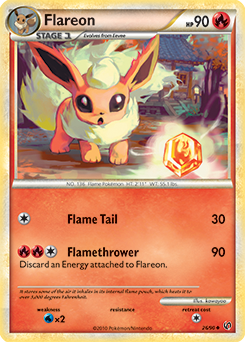 Flareon 26/90 Pokémon card from Undaunted for sale at best price