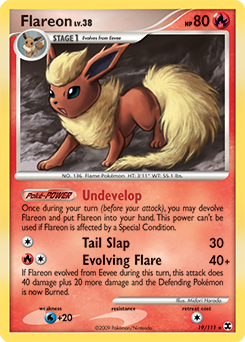Flareon 19/111 Pokémon card from Rising Rivals for sale at best price
