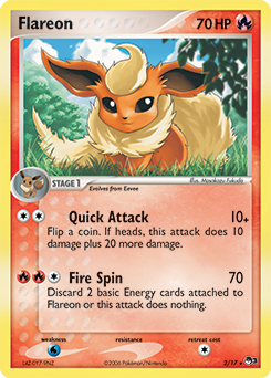 Flareon 2/17 Pokémon card from POP 3 for sale at best price
