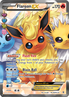 Flareon EX RC28/RC32 Pokémon card from Generations for sale at best price