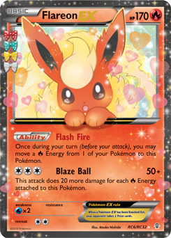 Flareon EX RC6/RC32 Pokémon card from Generations for sale at best price