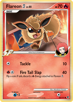 Flareon Pokémon 4 60/111 Pokémon card from Rising Rivals for sale at best price