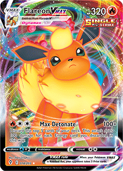 Flareon VMAX 18/203 Pokémon card from Evolving Skies for sale at best price