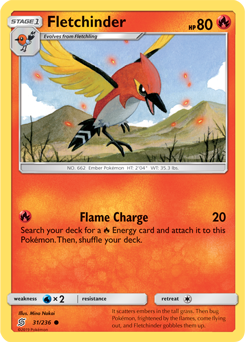 Fletchinder 31/236 Pokémon card from Unified Minds for sale at best price