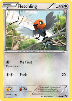 Fletchling 113/146 Pokémon card from X&Y for sale at best price