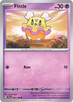 Common Pokémon card Flittle 100/198 from Scarlet & Violet expansion